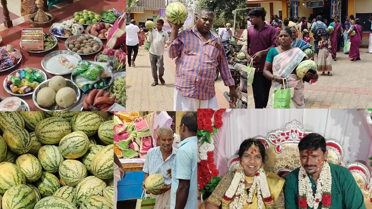  தர்பூசணி விவசாயிகளுக்காக சீமந்த விழாவில் அரங்கேறிய நெகிழ்ச்சி சம்பவம்!