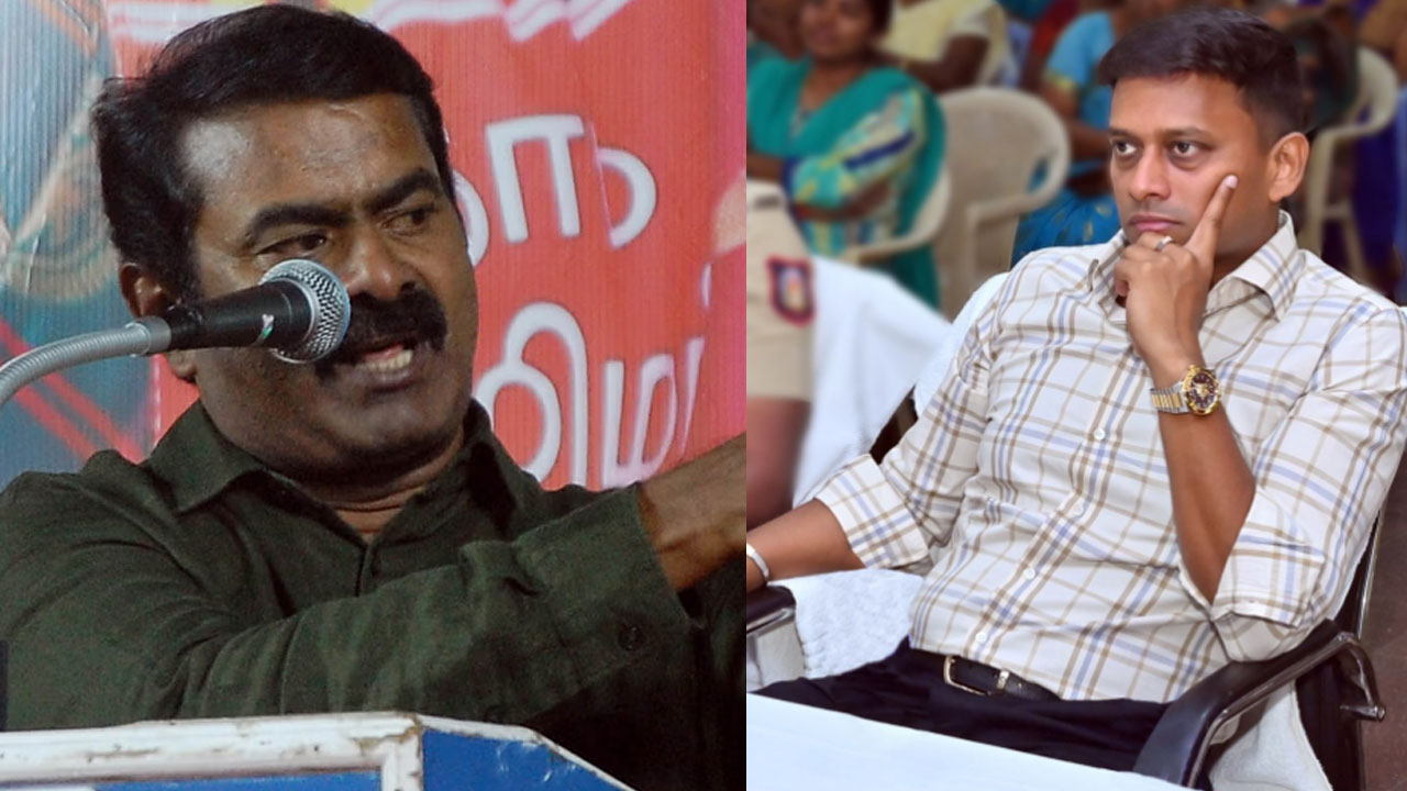 டிஐஜி வருண்குமார் தாக்கல் செய்த வழக்கு.. சீமான் நேரில் ஆஜராக உத்தரவு