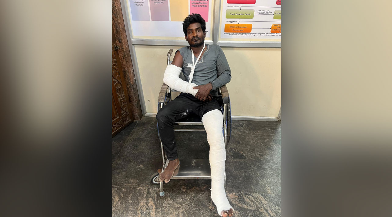 80 வயது மூதாட்டியை பாலியல் வன்கொடுமை செய்த காமுகன்...தப்பியோடியபோது கை, காலில் எலும்பு முறிவு