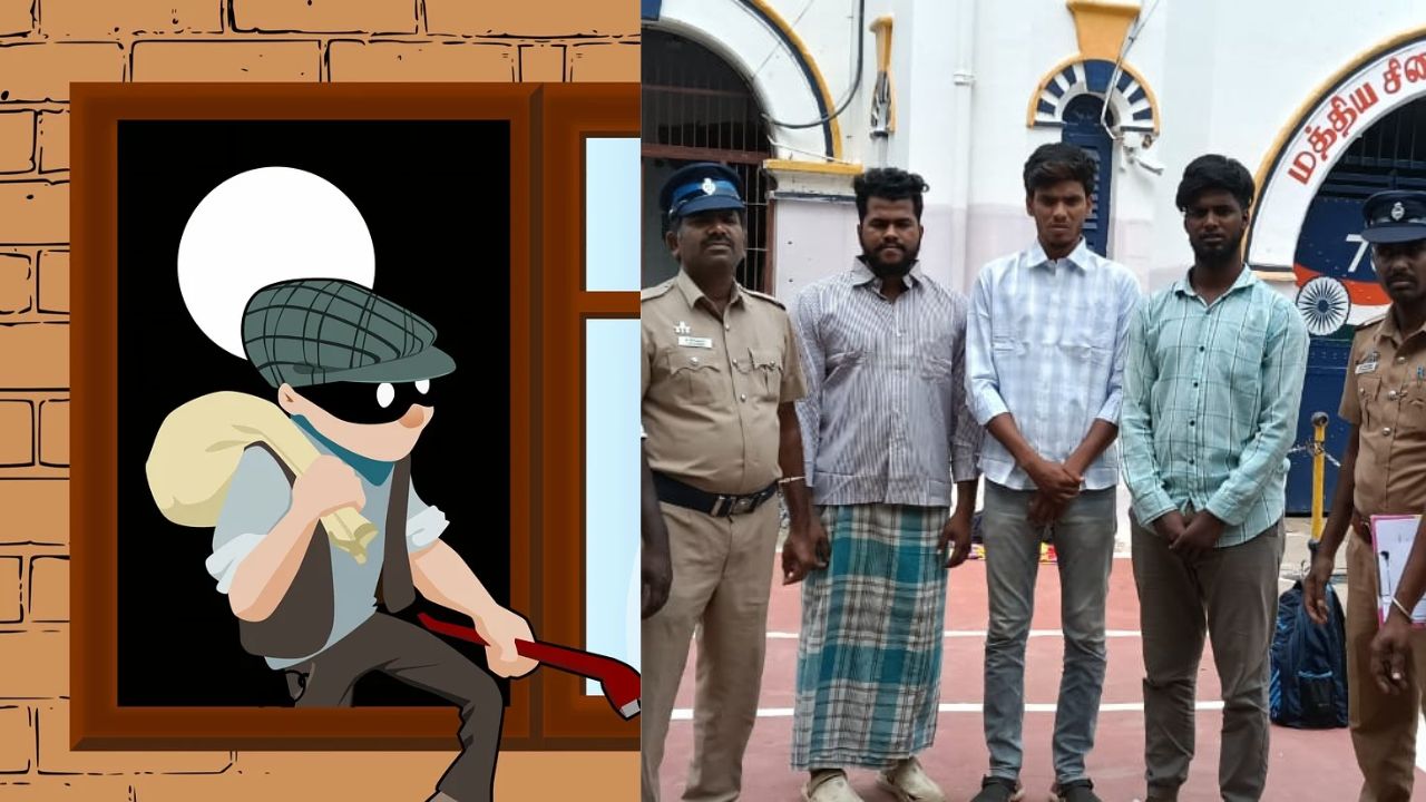 ஆர்டிஓ வீட்டில் கத்தி முனையில் தங்க நகை கொள்ளையடிக்கப்பட்ட சம்பவம்- மேலும் 3 பேர் கைது