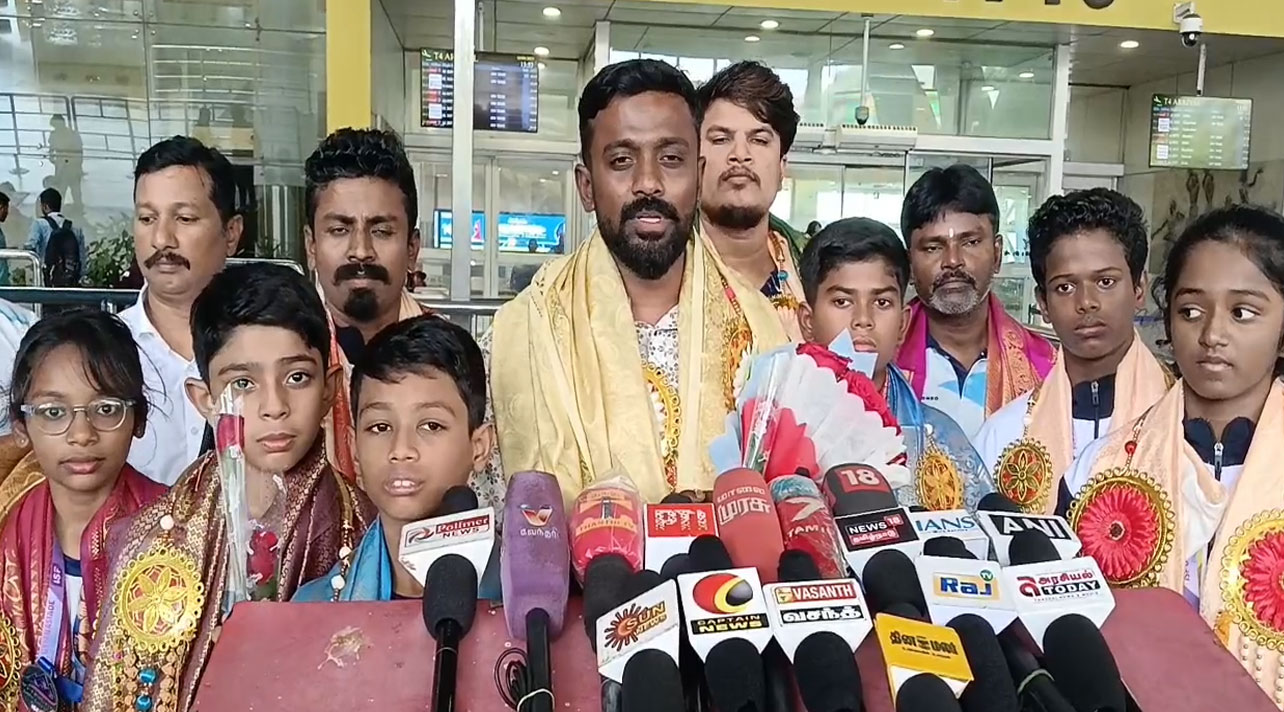  “செர்பியாவில் சரியாக உணவு கிடைக்கவில்லை”- போட்டியில் பதங்கம் வென்று நாடு திரும்பிய வீரர்கள் ஆதங்கம்