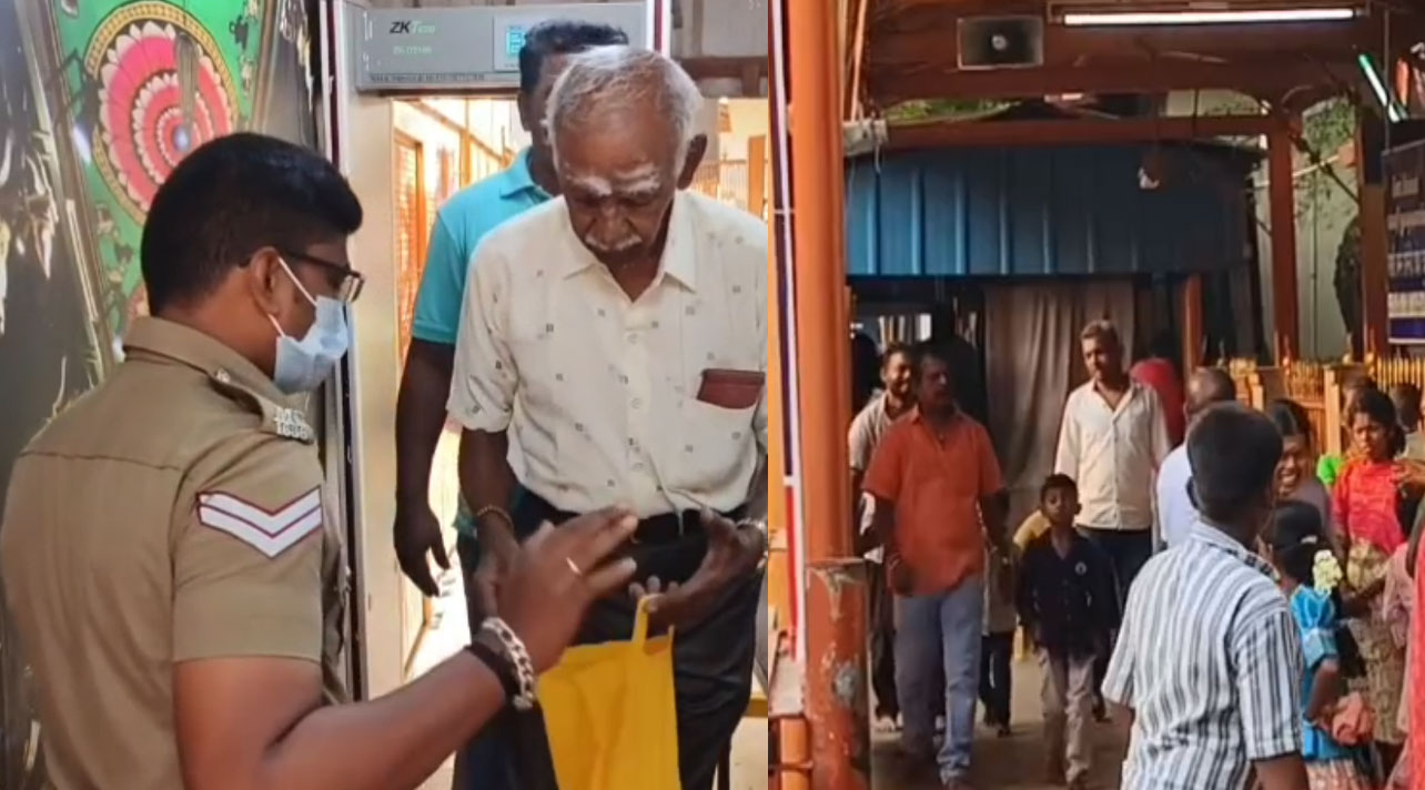 பஹல்காம் தாக்குதல் எதிரொலி: மதுரை மீனாட்சி அம்மன் கோவிலில் துப்பாக்கி ஏந்திய போலீஸ் பாதுகாப்பு