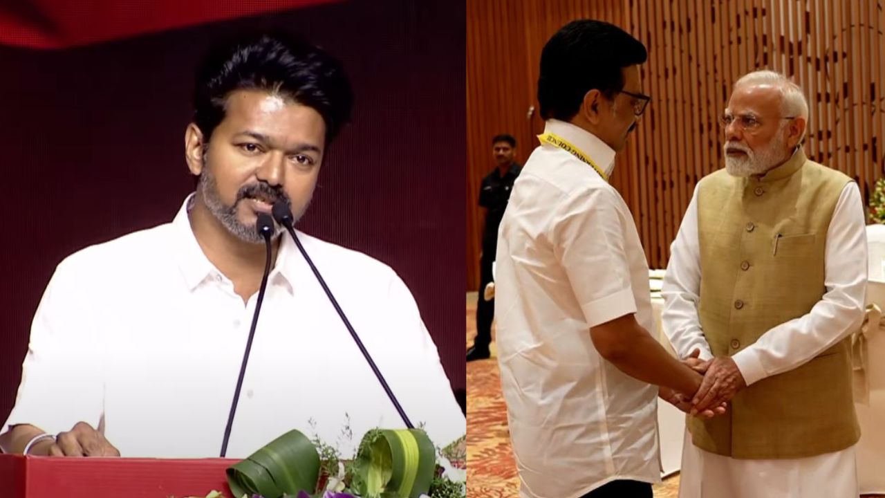  குடும்ப சுயநலத்திற்காக பாஜகவிடம் திமுக அடைக்கலம்- விஜய் கடும் விமர்சனம்