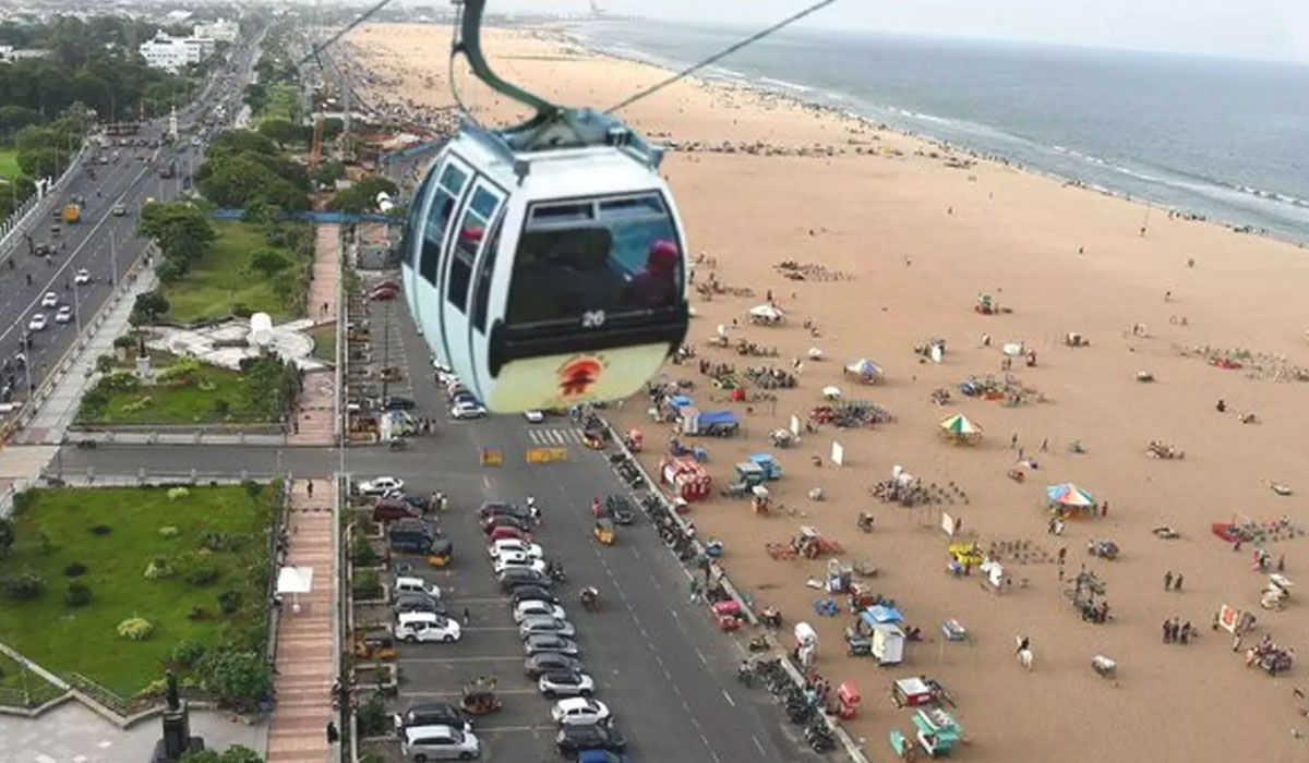சென்னை மெரினாவில் ரோப் கார் வசதி....மேயர் கொடுத்த அப்டேட்