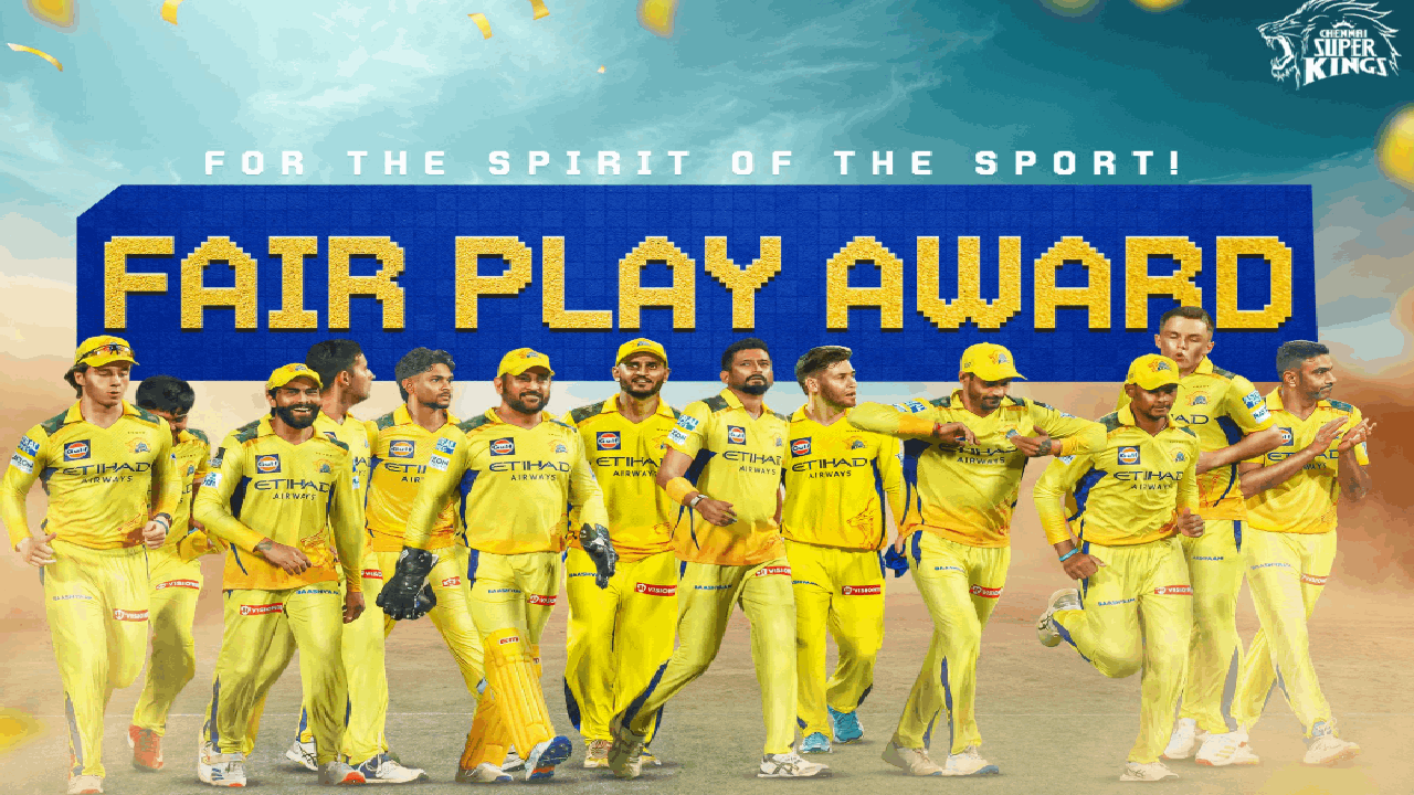 IPL2025: 7 FOR A REASON.. 7-வது முறையாக Fair Play விருது வென்ற CSK!