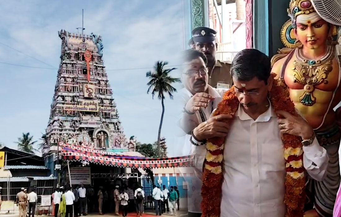 சிறுவாபுரி முருகன் கோவிலில் ஆளுநர் ஆர்.என்.ரவி சாமி தரிசனம்