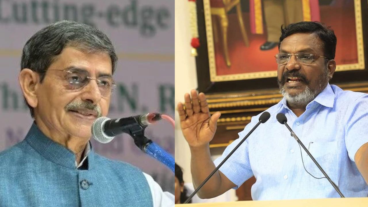 திருக்குறள் சனாதனத்திற்கு நேரெதிரானது.. ஆளுநருக்கு திருமாவளவன் பதிலடி