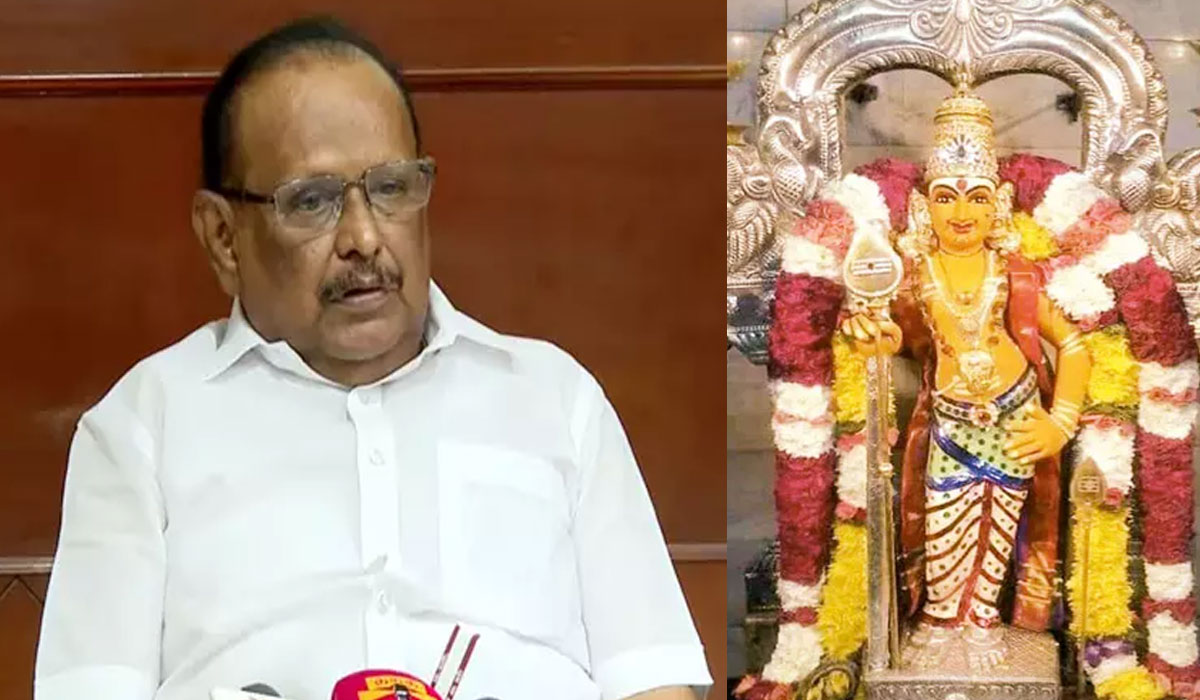 தமிழர்களின் ஆன்மீகத்துக்கு எடுத்துக்காட்டான கடவுள் முருகன் – அமைச்சர் ரகுபதி