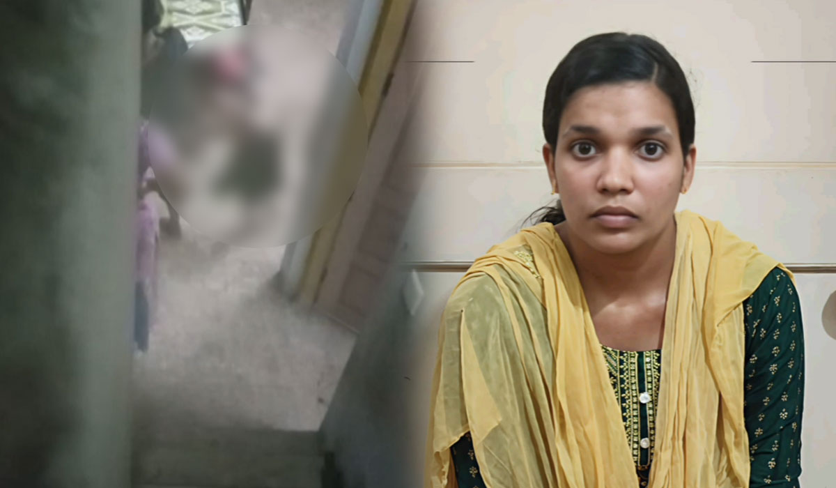  8 வயது சிறுமியை கொடூரமாக தாக்கிய பெண் கைது - வீடியோ வைரலான நிலையில் நடவடிக்கை 