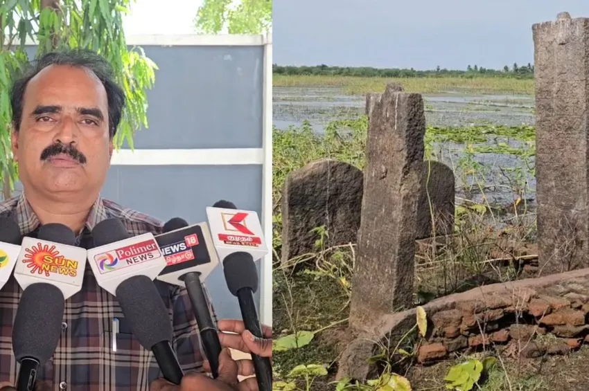 திருவண்ணாமலை அருகே சோழர்கள் கால கல்வெட்டுகள் கண்டுபிடிப்பு..!