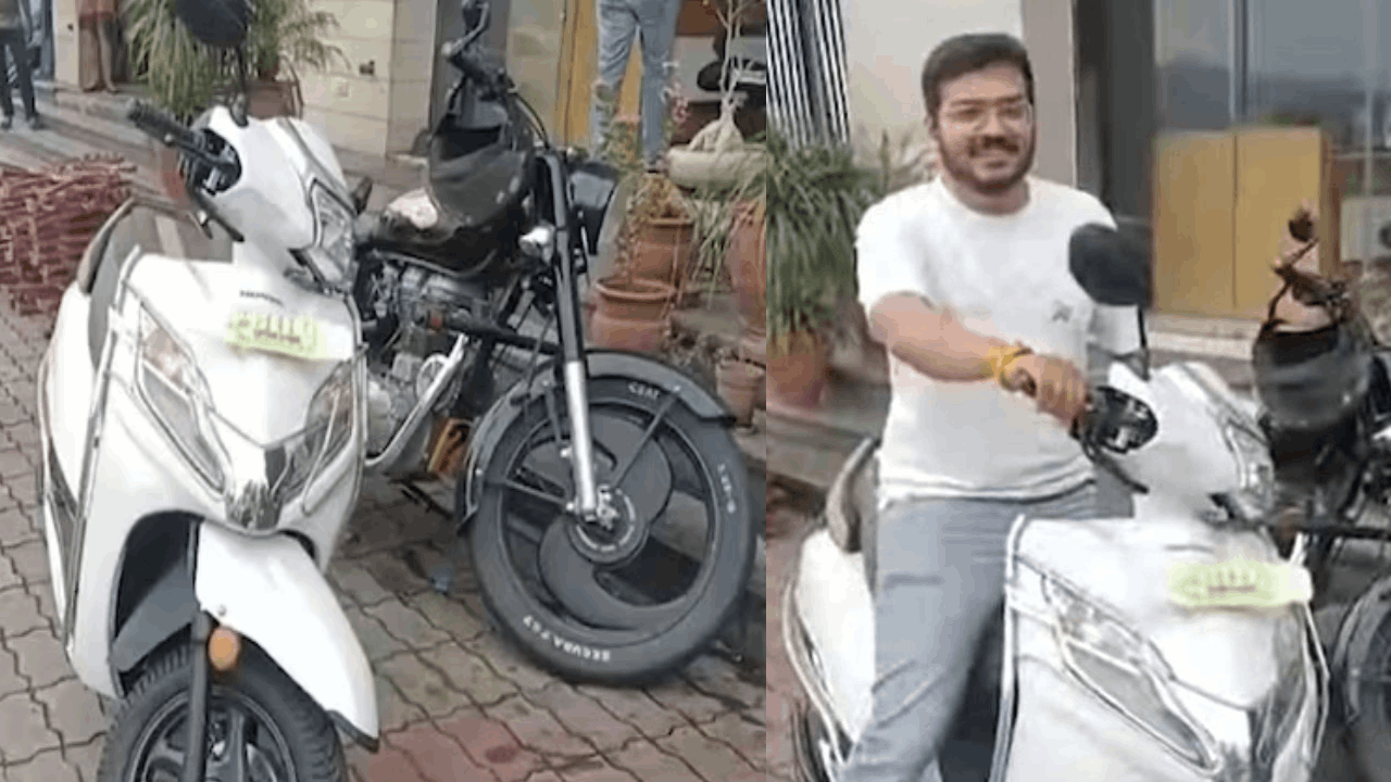 யாரு சாமி நீ..  ரூ.1 லட்சம் மதிப்புள்ள ஸ்கூட்டியின் பேன்சி நம்பருக்கு ரூ14 லட்சமா? 