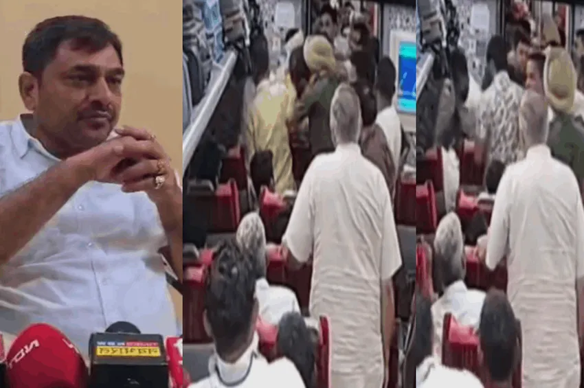சீட்டை விட்டுத் தர மறுத்த பயணியை ஆள் வைத்து அடித்த பாஜக எம்.எல்.ஏ..  ரயில்வே போலீசார் விசாரணை