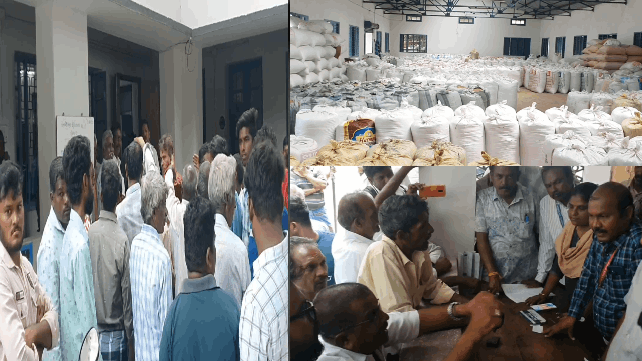  நெல்லுக்கு உரிய விலை வழங்கவில்லை.. விவசாயிகள் சாலை மறியல்.. அதிகாரிகள் பேச்சுவார்த்தை
