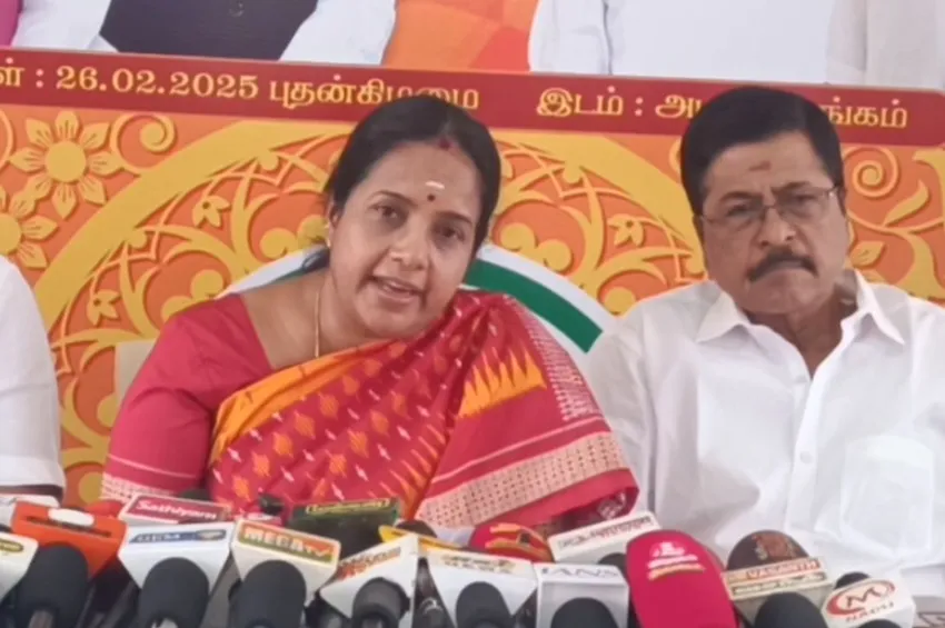 அதிமுக - பாஜக கூட்டணி ஸ்ட்ராங்கா இருக்கு.. வானதி ஸ்ரீனிவாசன்