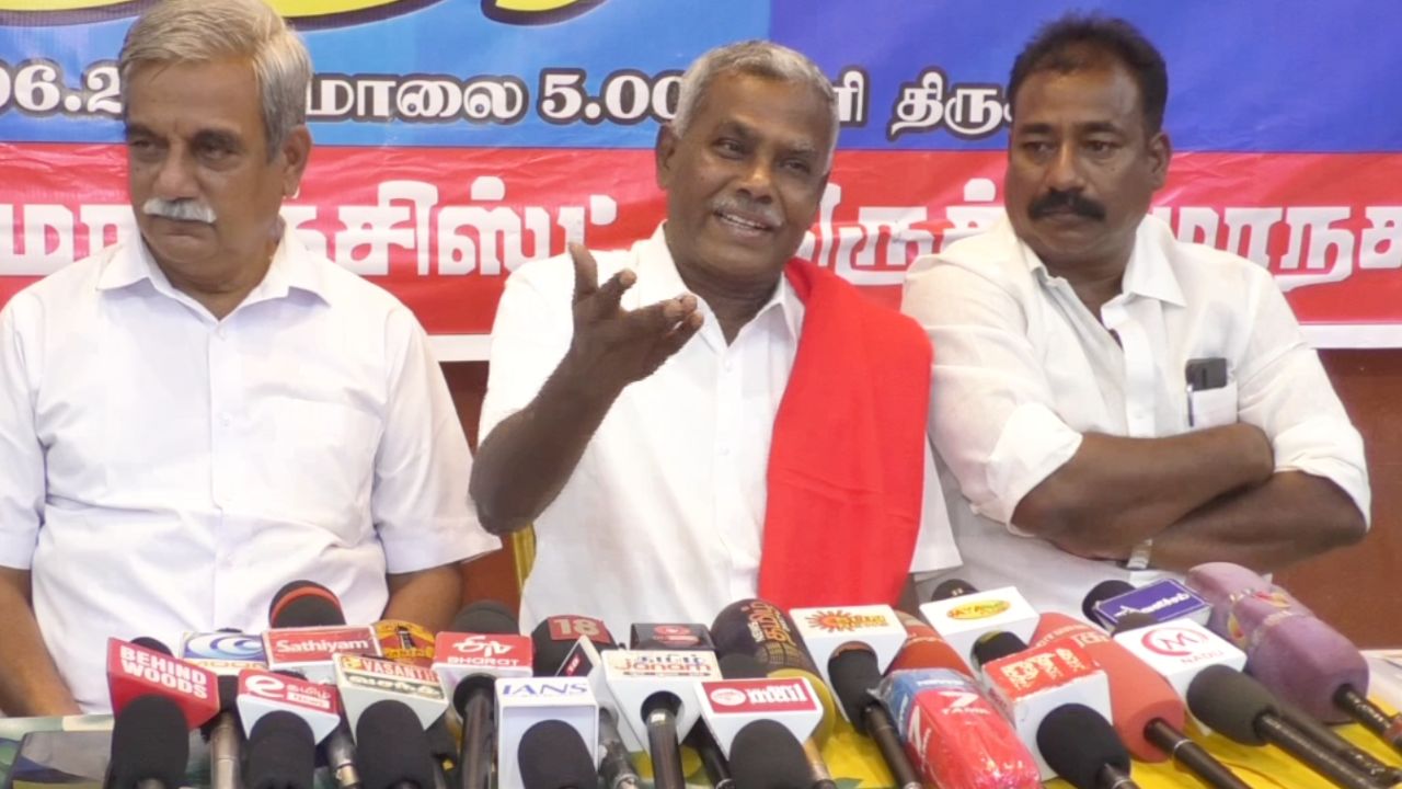 பாஜக கூட்டணியில் இருந்து அதிமுக வெளியேற வேண்டும்.. பெ.சண்முகம் அறிவுறுத்தல்