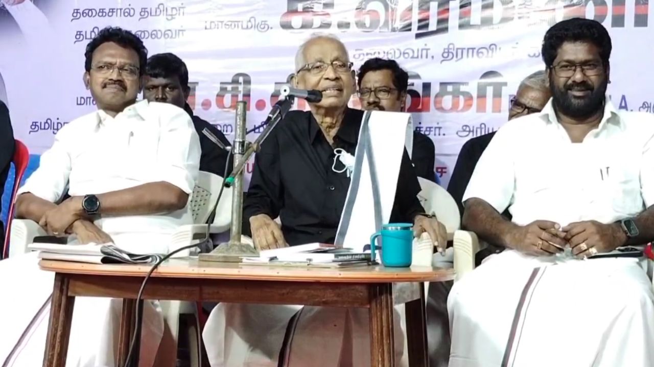 அண்ணா திமுக டூ அடமான திமுக.. கி.வீரமணி விமர்சனம்