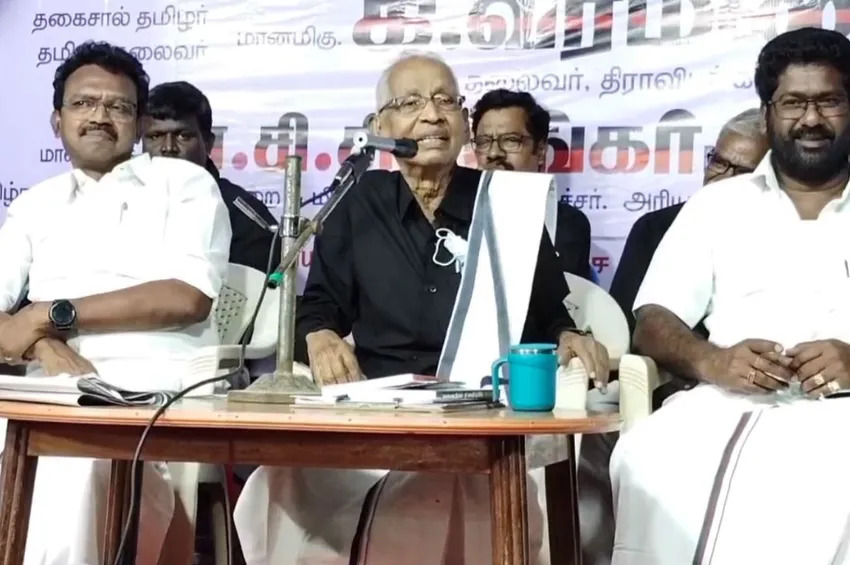 அண்ணா திமுக டூ அடமான திமுக.. கி.வீரமணி விமர்சனம்