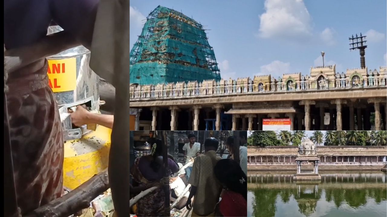 பிரபல கோயிலின் உண்டியலுக்குள் தீ வைத்த மர்மநபர்.. அதிர்ச்சியில் பக்தர்கள்