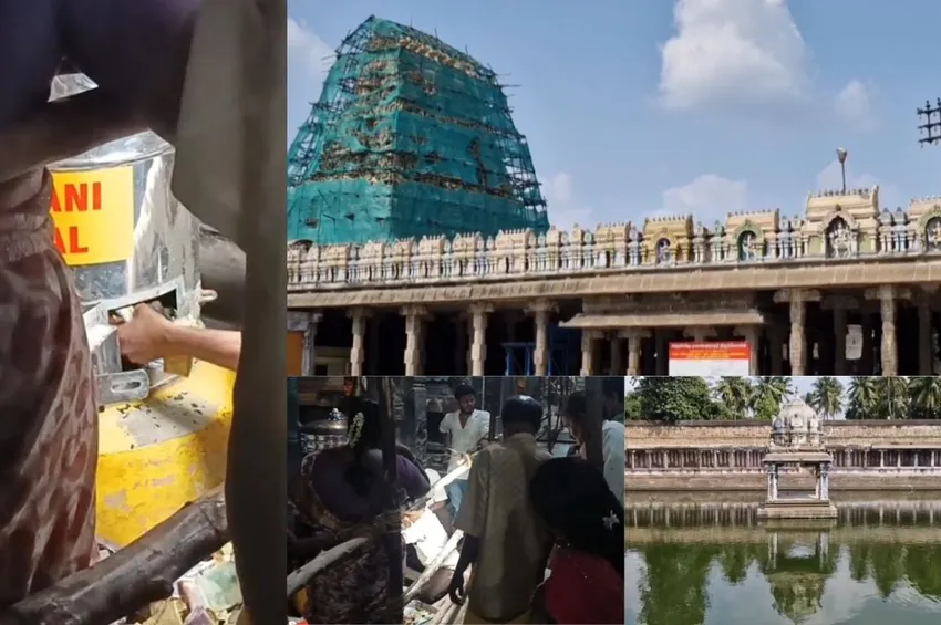 பிரபல கோயிலின் உண்டியலுக்குள் தீ வைத்த மர்மநபர்.. அதிர்ச்சியில் பக்தர்கள்