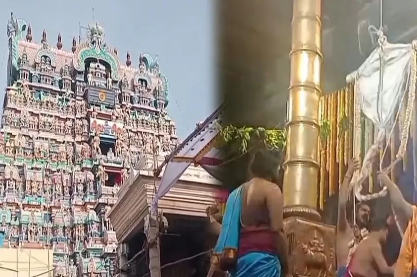 நெல்லையப்பர் கோவில் ஆனித்திருவிழா- பக்திப் பரவசத்துடன் கொடியேற்றம்!