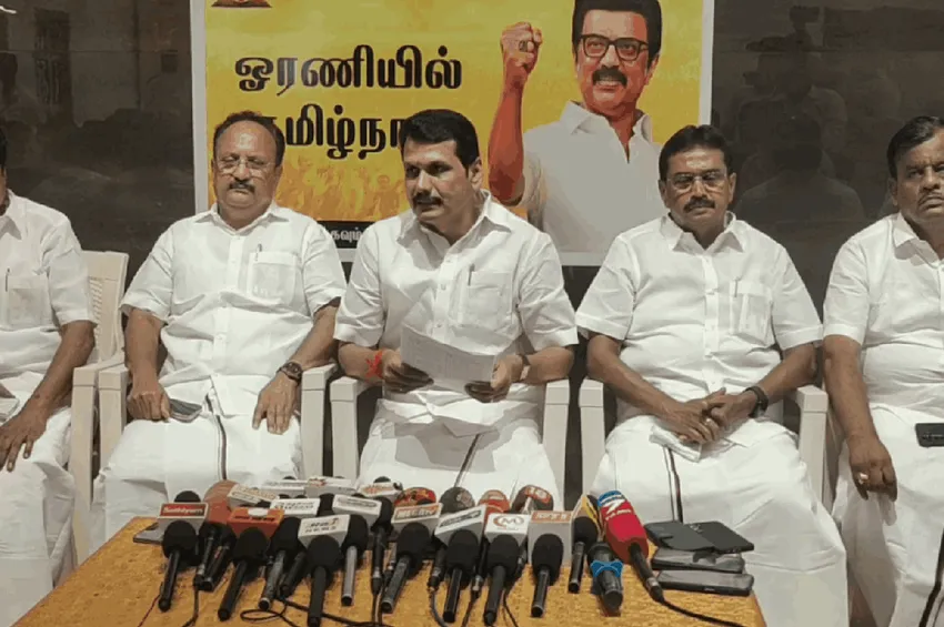 பா.ஜ.க வை எதிர்த்து அரசியல் செய்ய வேண்டிய தேவை தி.மு.க-வுக்கு இல்லை - செந்தில் பாலாஜி 