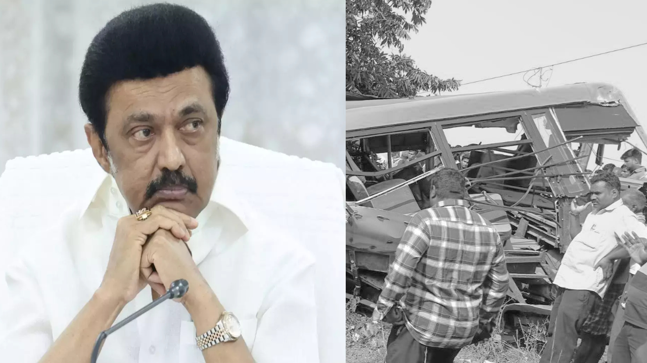 பள்ளி வேன் மீது ரயில் மோதி விபத்து: முதல்வர் நிவாரணம் அறிவிப்பு
