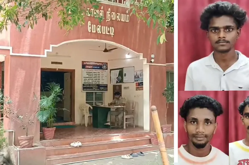மணல் கடத்தலை தட்டிக்கேட்டவருக்கு மண்வெட்டியால் வெட்டு - 3 பேர் கைது 