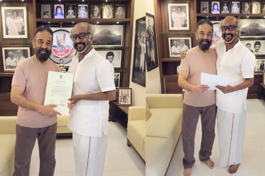 மை டியர் நண்பா.. MP-யாக பதவியேற்க போகும் கமலுக்கு ரஜினி வாழ்த்து!