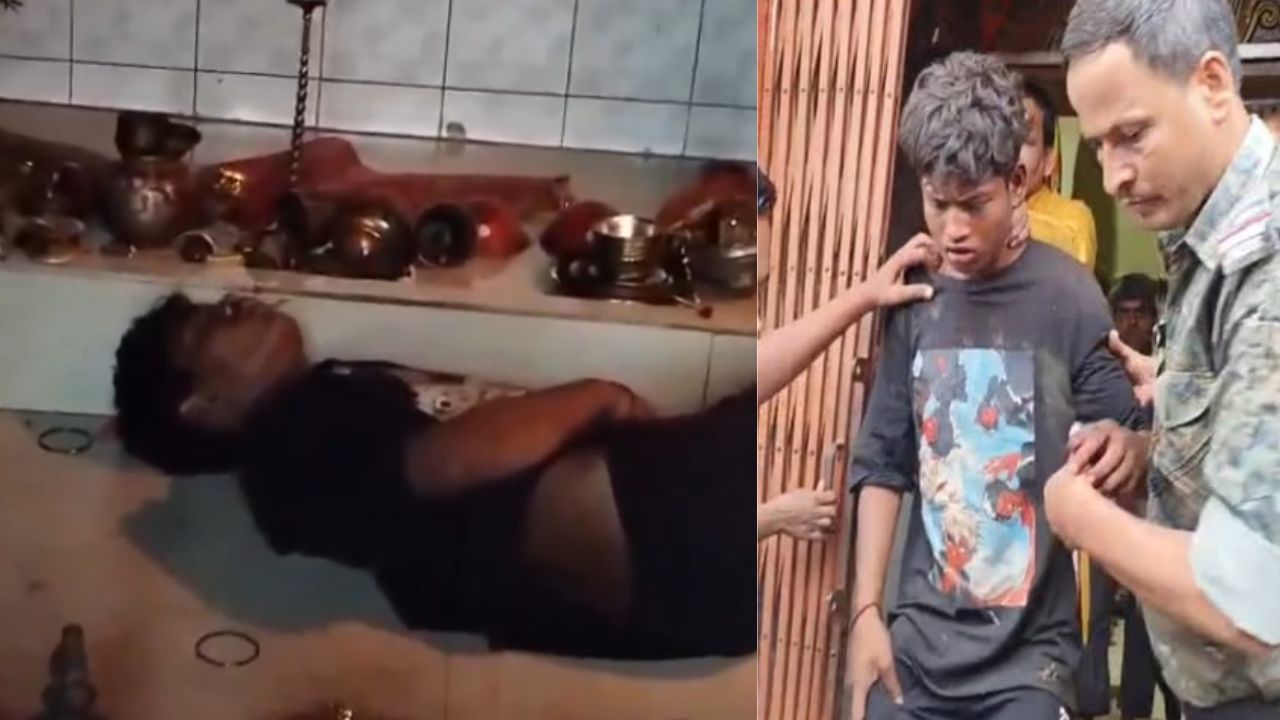 கைப்புள்ள தூங்கு.. நகைகளை திருடிவிட்டு கோயிலுக்குள் தூங்கிய திருடன்
