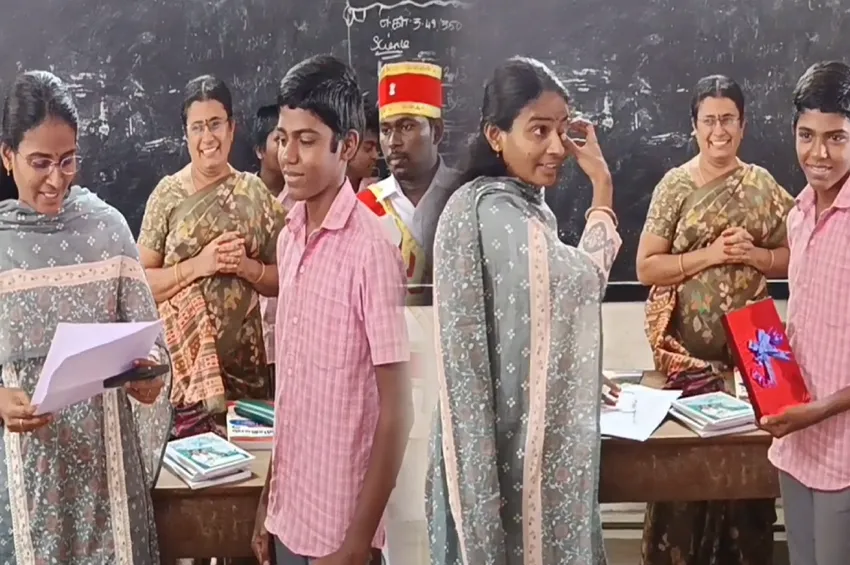 ஆட்சியருக்கு கடிதம் மூலம் அழைப்பு விடுத்த மாணவன்…கடிதத்தை படித்து கண்கலங்கிய ஆட்சியர்