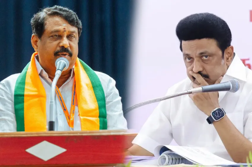   பேனா சிலைக்கு நிதி, வாய்க்கால் புனரமைப்புத் திட்டத்திற்கு இல்லையா?- நயினார் நாகேந்திரன் கேள்வி