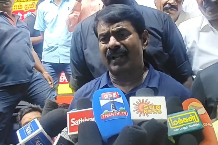 தமிழகத்தில் சட்டம் ஒழுங்கற்ற கூட்டத்திடம் உள்ளது- சீமான் விமர்சனம்
