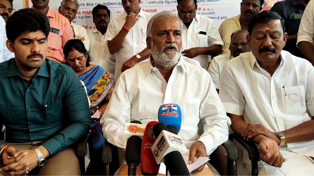 அவர்களது பெயரை உச்சரிக்க விரும்பவில்லை- அமைச்சர் சேகர்பாபு