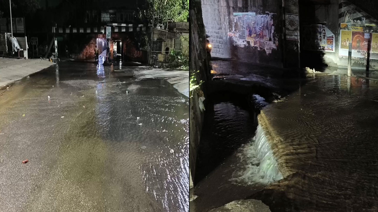   ஆறாய் ஓடிய குடிநீர்...அரக்கோணம் நிர்வாக அலட்சியம் என குற்றச்சாட்டு