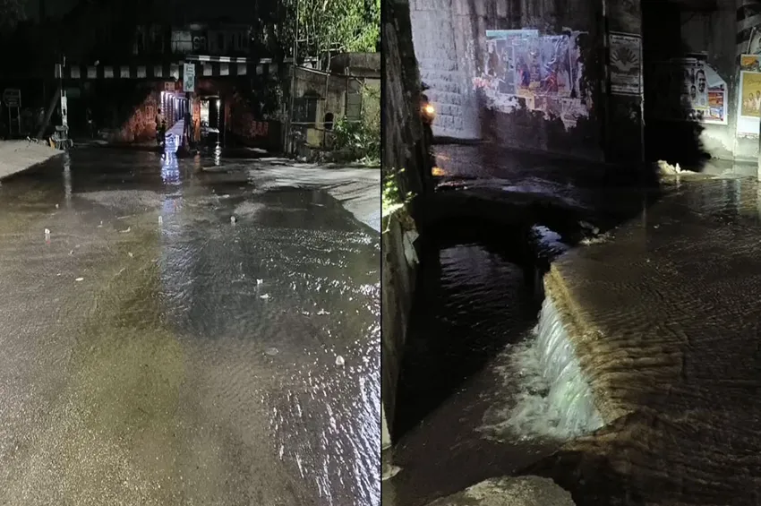   ஆறாய் ஓடிய குடிநீர்...அரக்கோணம் நிர்வாக அலட்சியம் என குற்றச்சாட்டு