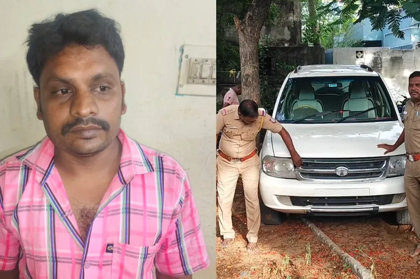 பேஸ்புக்கில் கார் விளம்பரம்.. ஸ்கெட்ச் போட்டு காரை திருடிய நபர் கைது