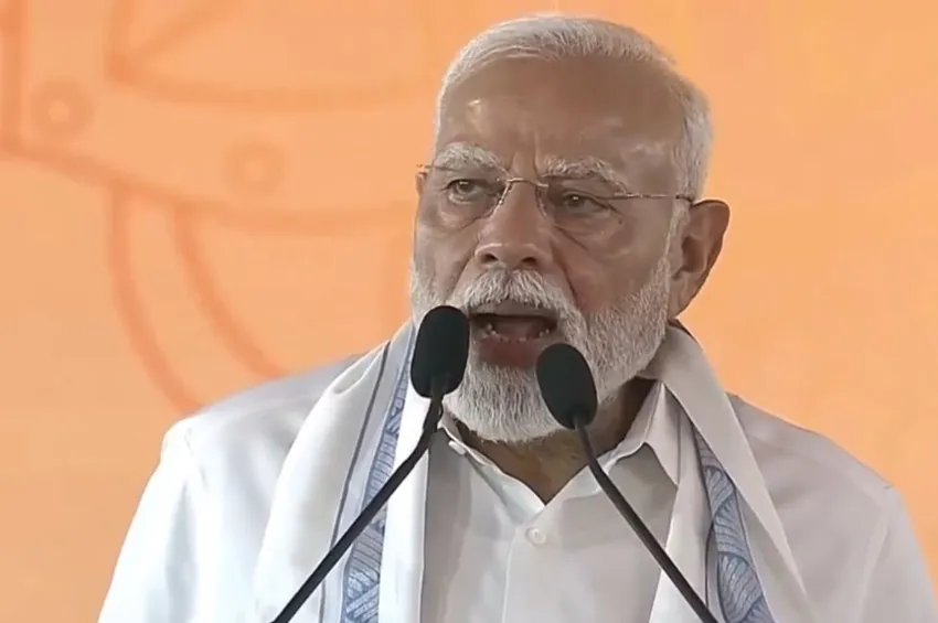 தமிழ்நாட்டின் வளர்ச்சியே எங்களது முன்னுரிமை- பிரதமர் மோடி பேச்சு