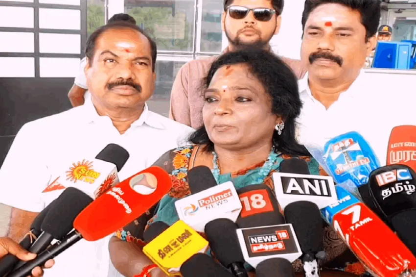   கொலை முதல் கிட்னி திருட்டு வரை .. எல்லா குற்றத்திலும் திமுகவிற்கு பங்கு: தமிழிசை பேட்டி!