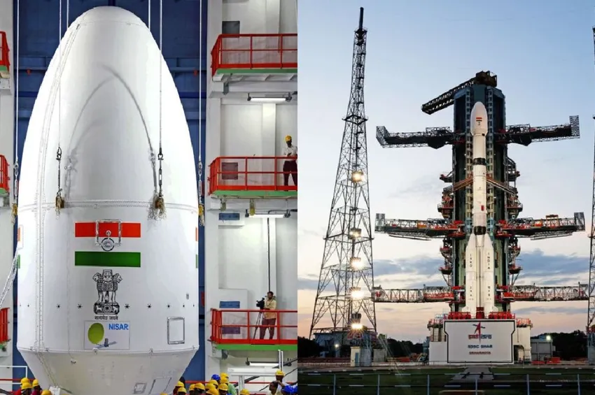புவி கண்காணிப்புக்காக நிசார் செயற்கைக்கோள்..  இன்று மாலை விண்ணில் பாய்கிறது!