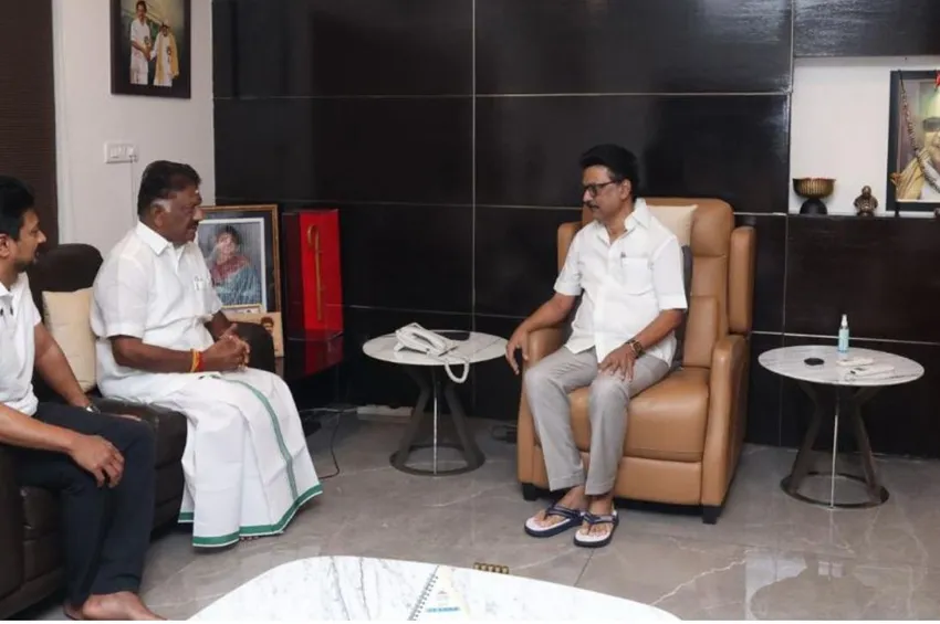 அரசியல் நிமித்தமாக முதல்வரை சந்திக்கவில்லை- ஓபிஎஸ் பேட்டி