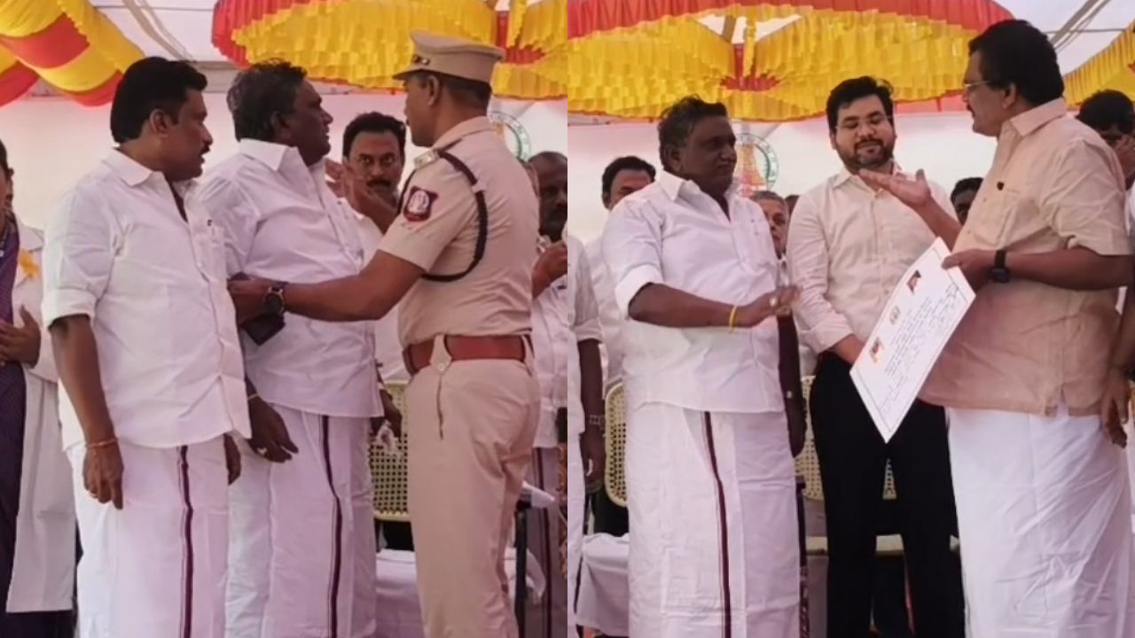 மேடையிலேயே எம்பி, எம்எல்ஏ மோதல்.. நலம் காக்கும் ஸ்டாலின் தொடக்க விழாவில் சலசலப்பு!