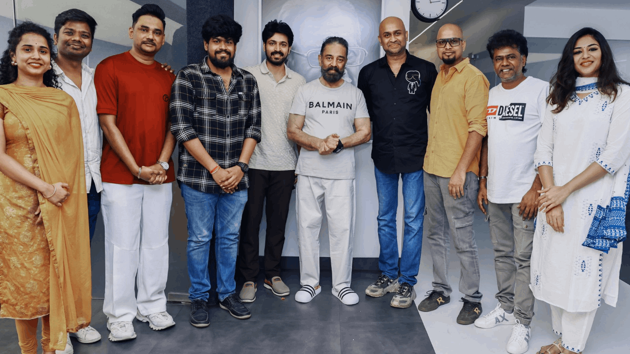 3 தேசிய விருதுகள் வென்ற பார்க்கிங் படக்குழு – நேரில் அழைத்துப் பாராட்டிய நடிகர் கமல்ஹாசன்!