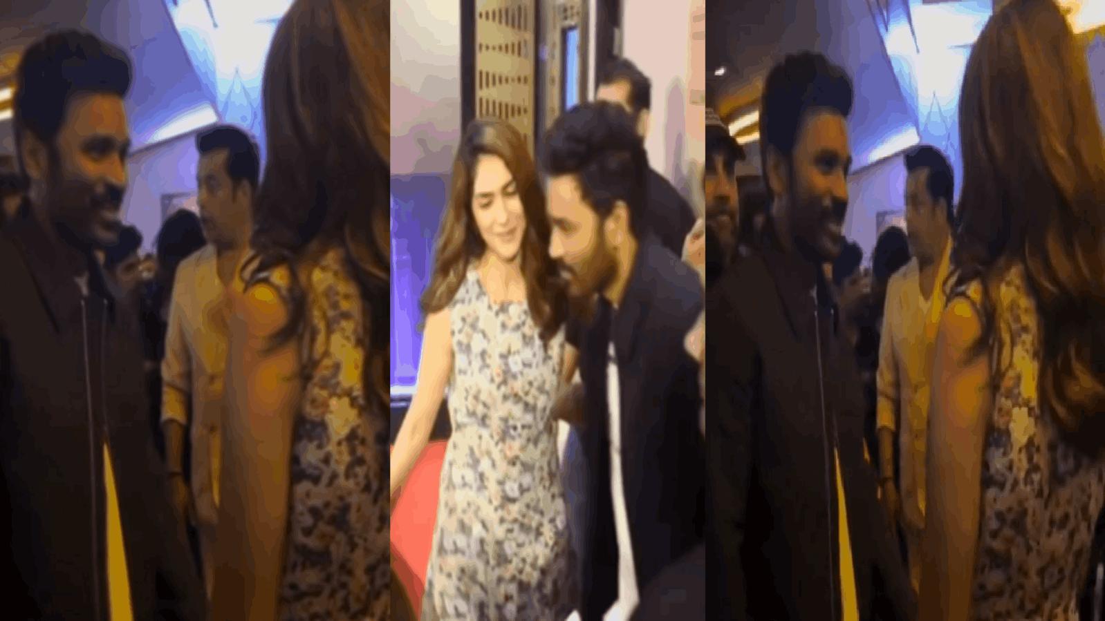 மிருணாள் தாக்கூர் உடன் தனுஷ் காதல்? இணையத்தில் வைரலாகும் வீடியோ!