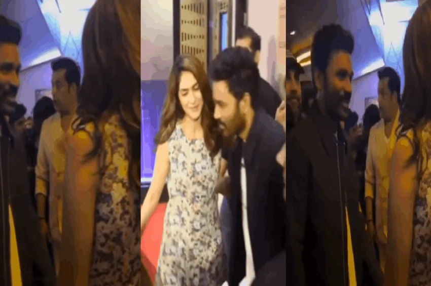 மிருணாள் தாக்கூர் உடன் தனுஷ் காதல்? இணையத்தில் வைரலாகும் வீடியோ!