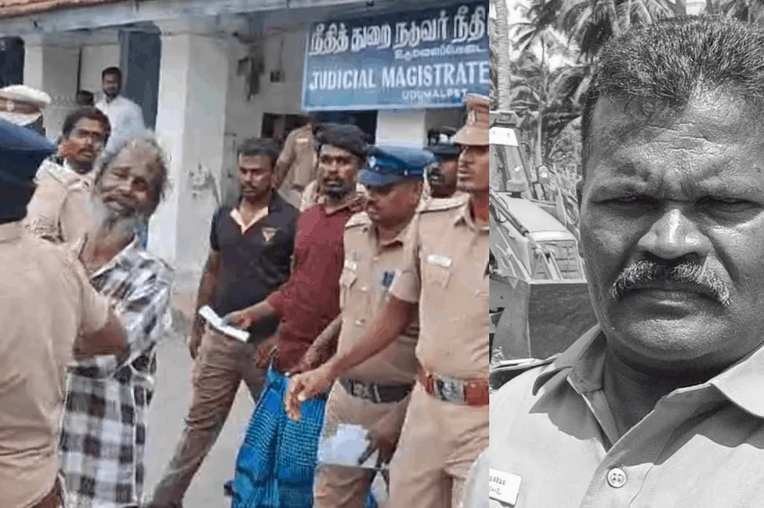 திருப்பூர் சிறப்பு உதவி ஆய்வாளர் கொலை:   நீதிமன்றக் காவலில் தந்தை மற்றும் மகன்!