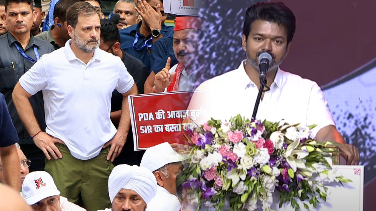 ராகுல் காந்தி உள்ளிட்ட எம்.பி.க்கள் கைது – விஜய் கண்டனம் 