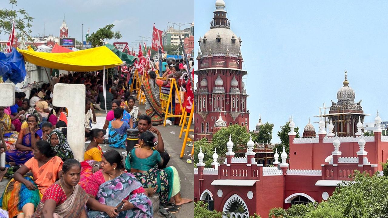 sanitary workers protest: தூய்மைப் பணியாளர்களை அப்புறப்படுத்த உயர்நீதிமன்றம் உத்தரவு!