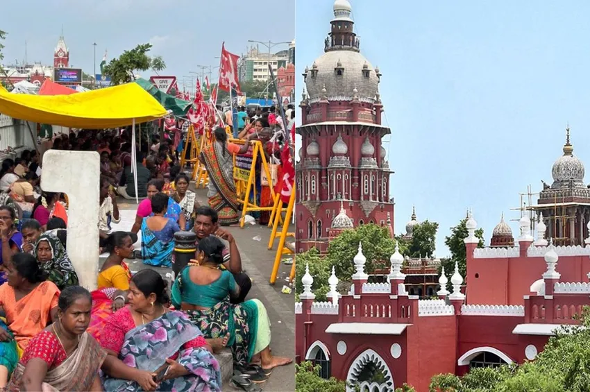 sanitary workers protest: தூய்மைப் பணியாளர்களை அப்புறப்படுத்த உயர்நீதிமன்றம் உத்தரவு!