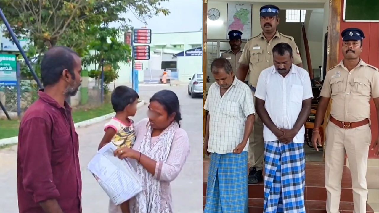 பணத்திற்காக சொந்த பேத்தியைக் கடத்தி விற்ற தாத்தா- பாட்டி கைது!