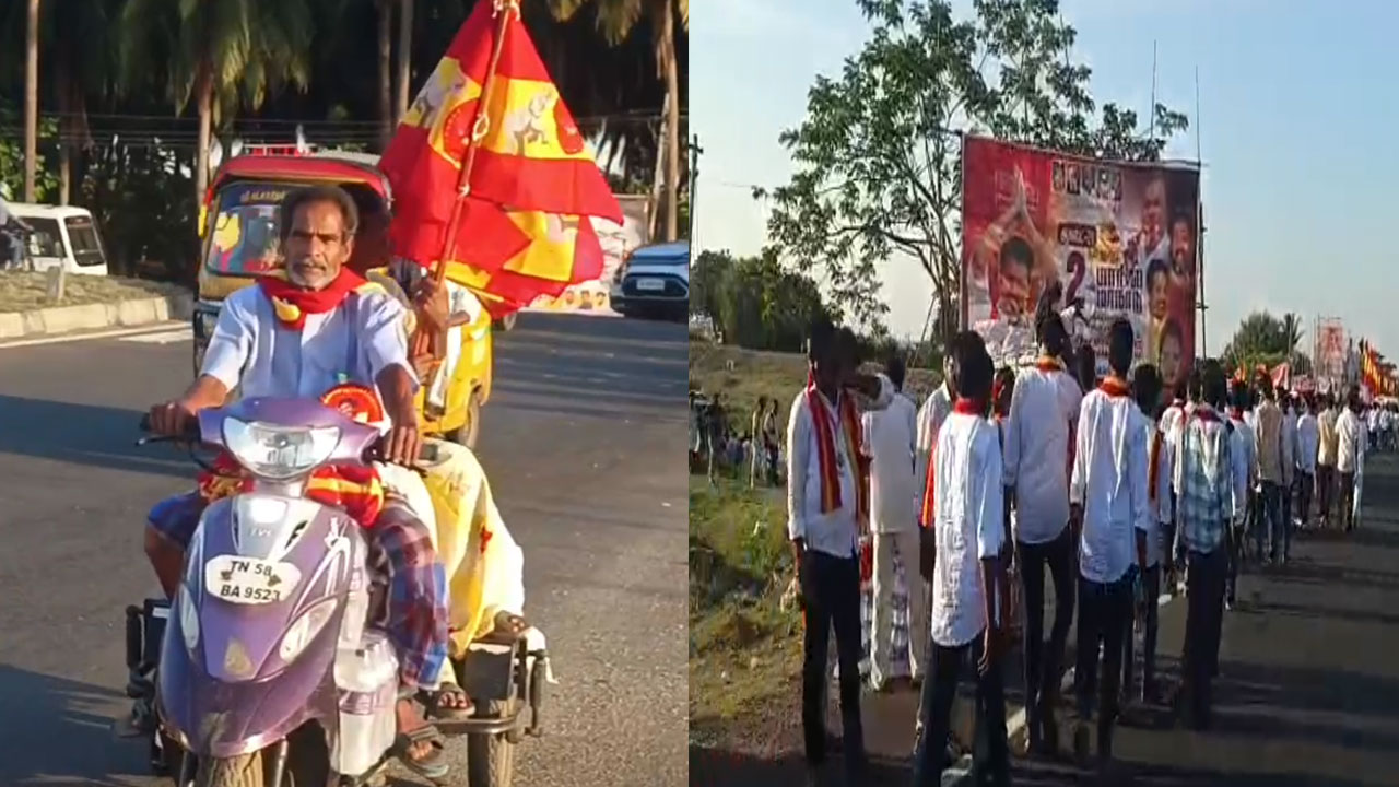  விஜய்யை விமர்சித்த சீமானுக்கு எதிராக தவெகவினர் கோஷம்…மதுரை தவெக மாநாட்டு திடலில் பரபரப்பு